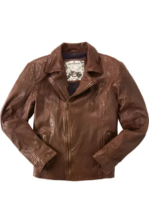 Joe Browns Brown Burner Leather Jacket XL