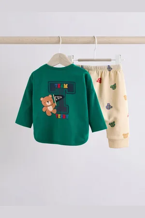 Next Bright Varsity Bear Baby Top And Leggings Set 12