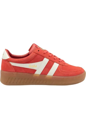 Gola Orange Ladies Grandslam Suede Lace-Up Trainers AU 9 (EU 40)