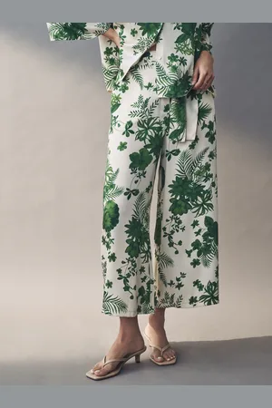 MARELLA Emme Marella Green Risico Long Trousers AU 10