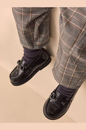 Next Leather Saddle Loafers AU 10 (EU 28)