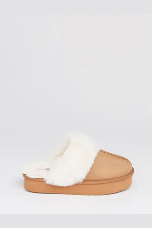 Boux Avenue Platform Suedette Mules Slippers eu41uk7