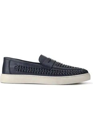 JONES BOOTMAKER Scottie Leather Trainers uk10eu44