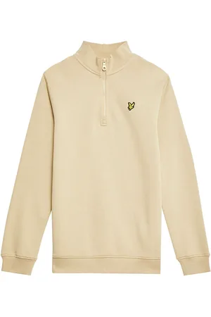 Lyle & Scott Cream Quarter Zip Pullover Jumper 12