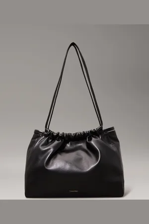 Calvin Klein Black Drawstring Shoulder Bag One
