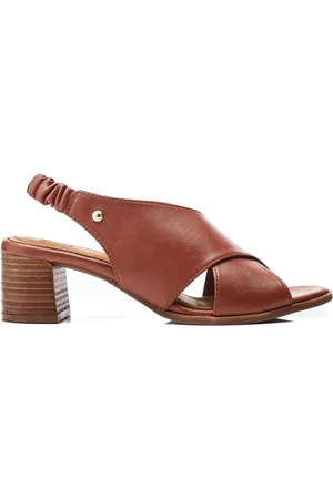 Moda In Pelle Prinia Cross-Over Low Block Elastic Sandals eu39uk6
