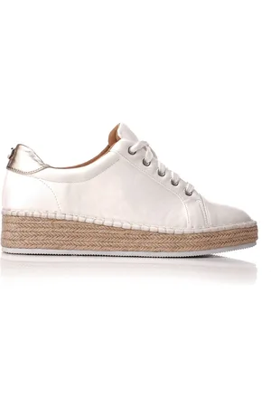Moda In Pelle Breely Mini Wedge Woven Sole Trainers AU 5 (EU 36)