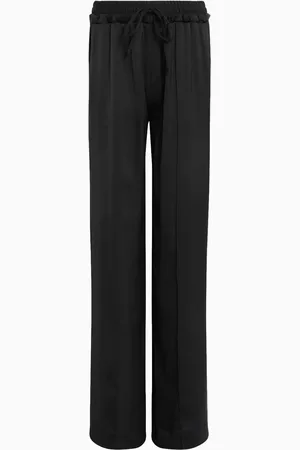 AllSaints AllSaints Black Alba Satin Trousers L