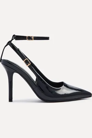 Linzi Galore Stiletto Court Heels With Wrap Around Ankle Strap AU 7 (EU 38)