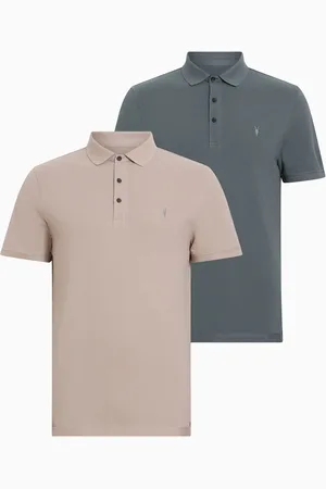 AllSaints AllSaints Reform Shortsleeve Polo Shirt 2 Pack S