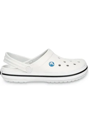 Crocs White Crocband Clogs AU 5 (EU 38.5)