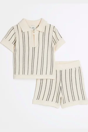 River Island Baby Boys Knitted Polo Shirt Set 3