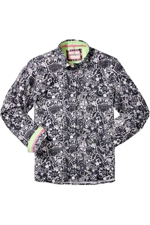 Joe Browns Comic Print Graphic Long Sleeve Shirt XL