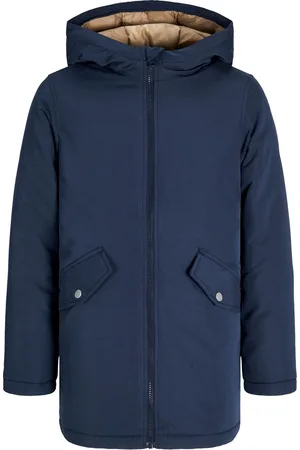 JACK & JONES Longline Hooded Parka Jacket 10 Years (140cm)