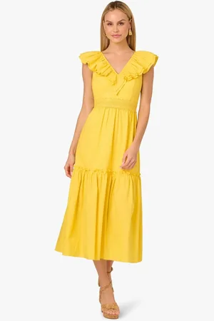 Adrianna Papell Adrianna By Ruffle Dress AU 18