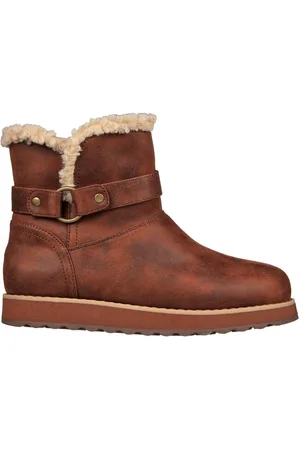 Skechers Brown Wide Fit Keepsake Boots eu37uk4