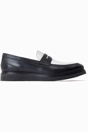 Base London Sid Slip On Black Loafers AU 11 (EU 45)