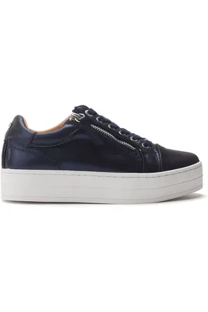Moda In Pelle Barlli Contrast Topline Leather Trainers eu38uk5