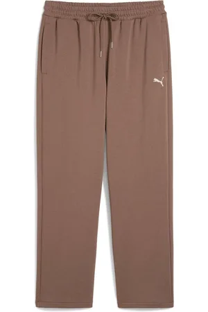 PUMA Brown Mens Wardrobe Ess Relaxed Joggers M