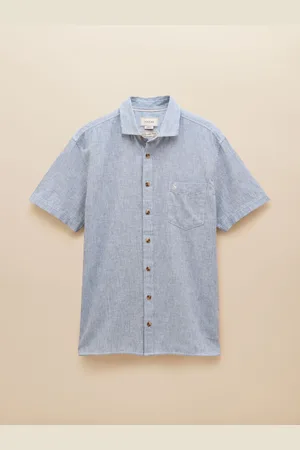 Joules Linen Blend Short Sleeve Shirt 3XL