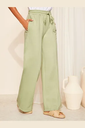 Friends Like These Green Jersey Wide Leg Co Ord Trousers 12