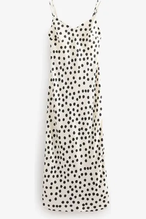 Next Satin Cami Midi Slip Dress AU 14