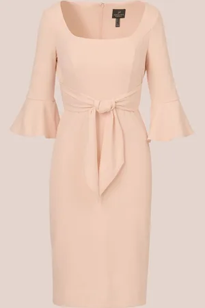 Adrianna Papell Bell Sleeve Tie Front Dress AU 12