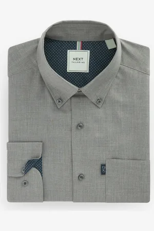 Next Regular Fit Button Down Easy Iron Oxford Shirt L
