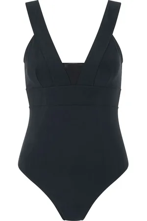 Accessorize Black Mesh Insert Lexi Swimsuit AU 8
