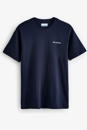 Columbia North Cascades Short Sleeve 100% Cotton Black T-Shirt M