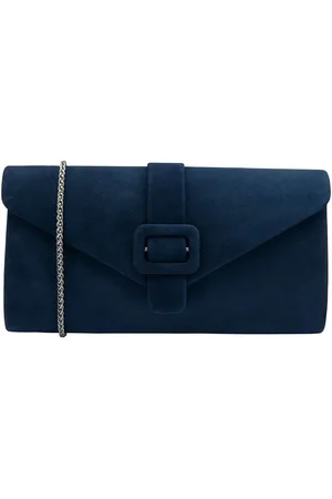 Lotus Blue Clutch Bag with Chain one