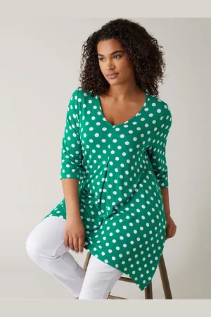 Evans V-Neck 3/4 Sleeve Tunic AU 20