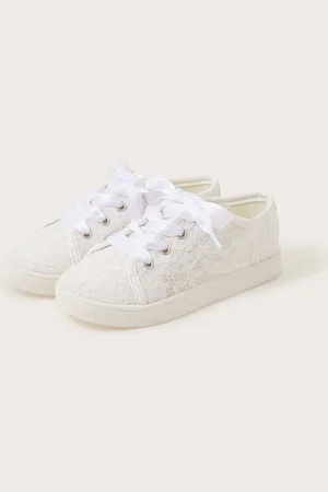 Monsoon Floral Print Lace Trainers AU 3 (EU 36)
