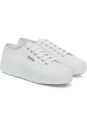 Superga 2740 Platform White Trainers AU 9.5 (EU 41.5)