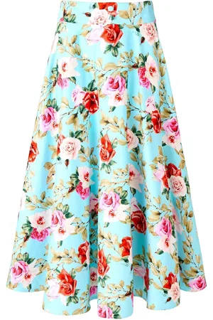 Joe Browns Flattering Vintage Rose Print Full Skirt AU 16