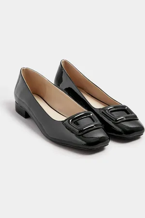 Long Tall Sally Square Toe Patent Shoes eu43uk9