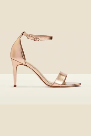 Sosandar Gold Barely There High Heel Sandals AU 9 (EU 40)