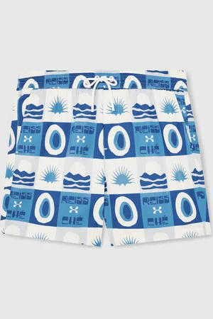 Reiss Trinity Ché Sunset-Print Swim Shorts