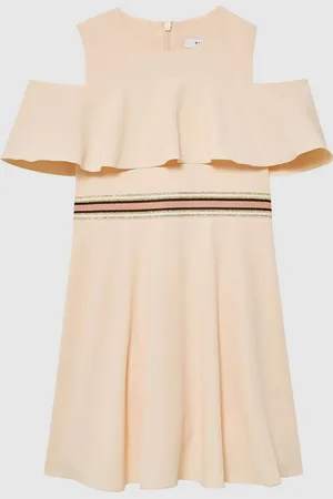 Reiss Paulina 4-9 yrs Off-The-Shoulder Dress 110116cm