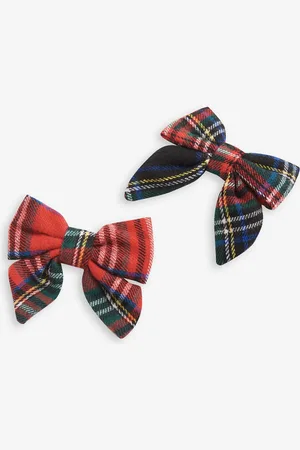 JoJo Maman Bébé 2-Pack Tartan Bows one