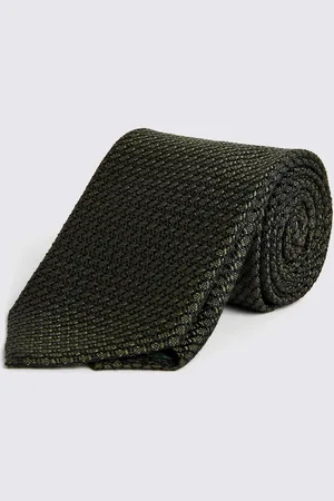 Moss Green Italian Grenadine Tie onesize