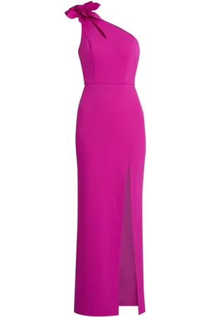 Gina Bacconi Portia One Shoulder Flower Maxi Dress 16