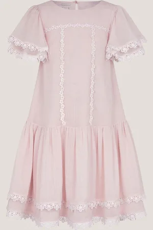 Monsoon Antonia Drop Waist Flower Dress 166168cm