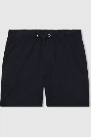 Reiss Alvar 3-9 yrs Wave-Jacquard Drawstring Shorts 8