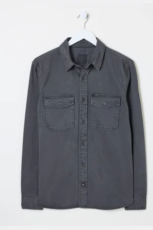 Fat Face FatFace Filey Long Sleeve Plain Shirt 3XL Tall