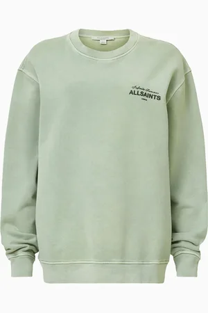 AllSaints AllSaints Green Soleil Etta 100% Organic Cotton Sweat Top xsmall