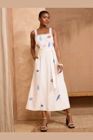 Love & Roses Embroidered Midi Sundress 22