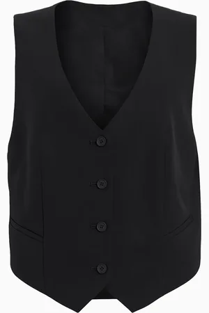 AllSaints AllSaints Black Aleida Waistcoat AU 8