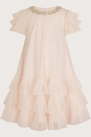 Monsoon Alexandria Sequin Ruffle Tulle Swing Dress 12