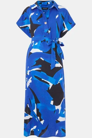 Whistles Abstract Blooms 100% Linen Dress 10